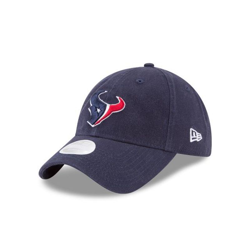 NFL Houston Texans Womens Preferred Pick 9Twenty Adjustable (YIT0256) - Blue New Era Caps